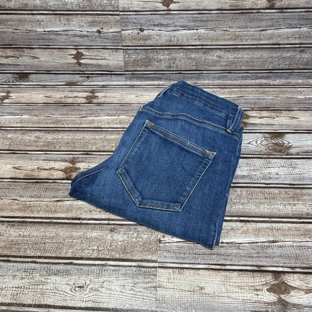 Good American Jeans Womens 6/28 Blue High Rise Straight Leg Denim